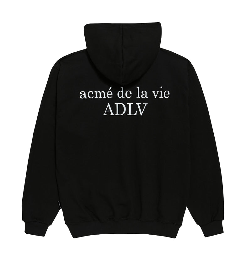 アクメドラビ(acme' de la vie)  ADLV BABY FACE HOODIE BLACK FEDORA