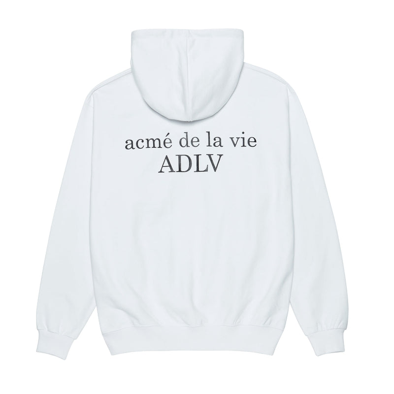 アクメドラビ(acme' de la vie)ADLV BABY FACE HOODIE WHITE MOUTON JACKET