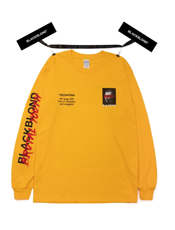 ブラックブロンド(BLACKBLOND) BBD Brutal Long Sleeve Tee (Yellow)