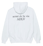 アクメドラビ(acme' de la vie)ADLV BABY FACE HOODIE WHITE WITH A MUG