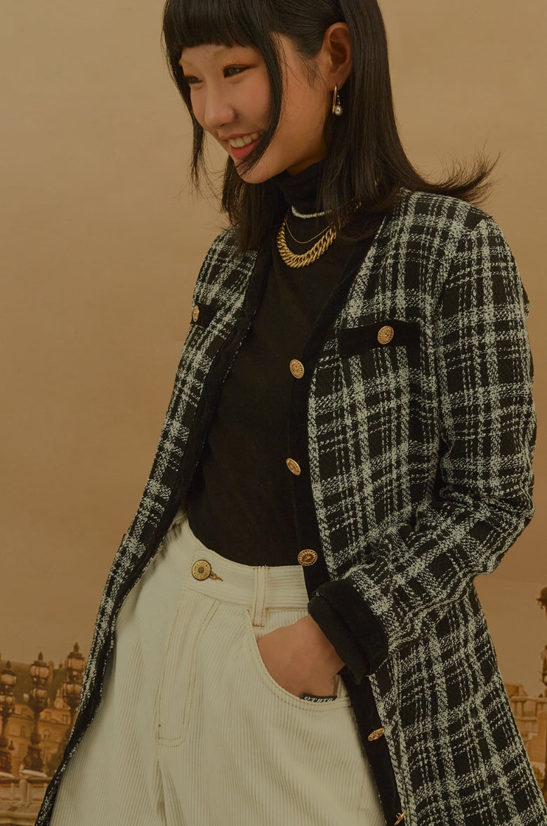 オクトーバーサード(Oct.3) ] Gold Stitch Wide Pants [White]