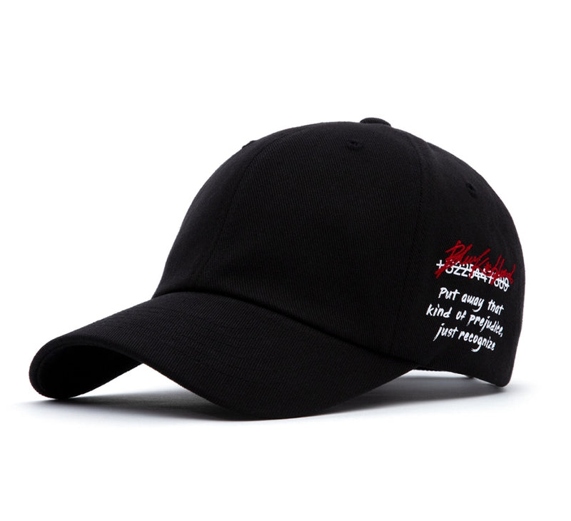 ブラックブロンド(BLACKBLOND) BBD Slogan Side Logo Cap (Black)