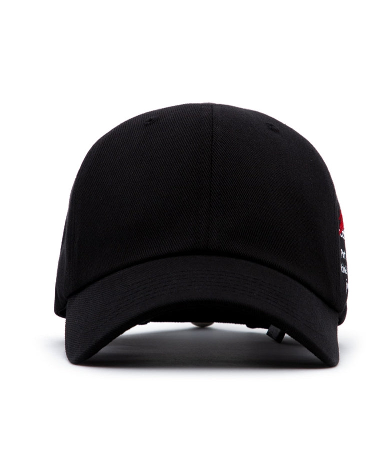 ブラックブロンド(BLACKBLOND) BBD Slogan Side Logo Cap (Black)