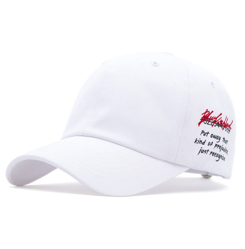 ブラックブロンド(BLACKBLOND) BBD Slogan Side Logo Cap (White)