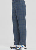 ロマンティッククラウン(ROMANTIC CROWN) FRIDAY CHECK DRESS PANTS_BLUE