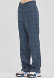 ロマンティッククラウン(ROMANTIC CROWN) FRIDAY CHECK DRESS PANTS_BLUE