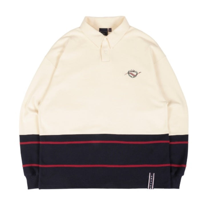 ロマンティッククラウン(ROMANTIC CROWN) FRIDAY POLO SHIRT_OATMEAL
