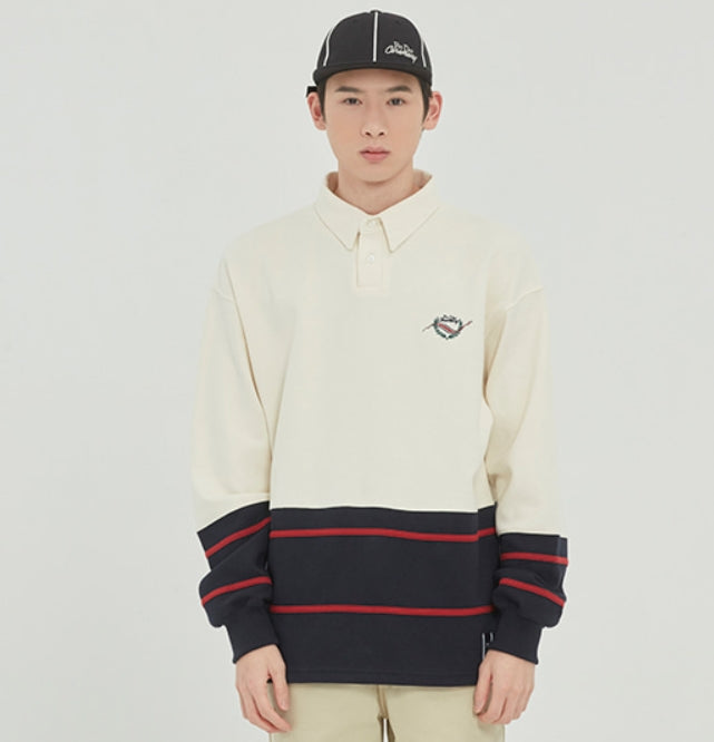 ロマンティッククラウン(ROMANTIC CROWN) FRIDAY POLO SHIRT_OATMEAL