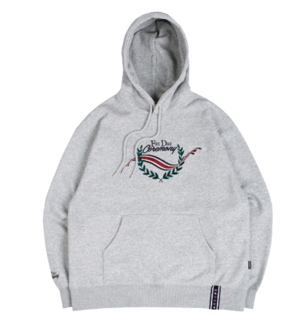ロマンティッククラウン(ROMANTIC CROWN)FRIDAY CEREMONY HOODIE_GREY