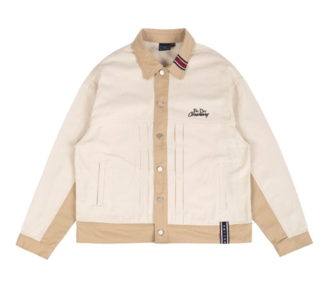 ロマンティッククラウン(ROMANTIC CROWN) FRIDAY TRUCKER JACKET_OATMEAL
