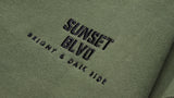 ダブルユーブイプロジェクト(WV PROJECT) SUNSET SWEAT SHIRT KHAKI KHMT7357