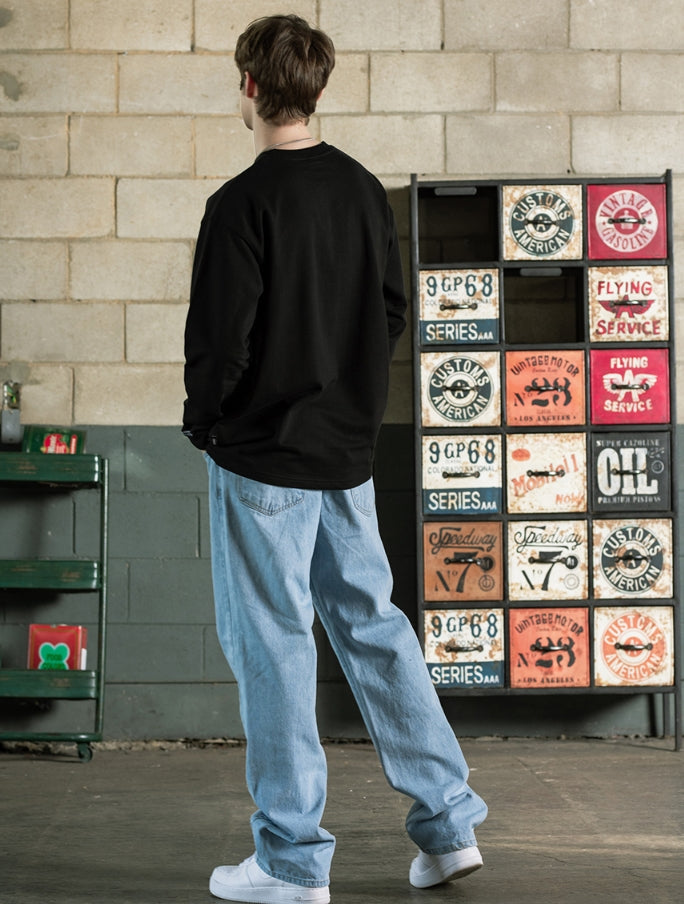 シディスコンマ(SHETHISCOMMA) LIGHT WIDE DENIM PANTS