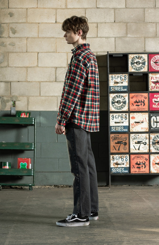 シディスコンマ(SHETHISCOMMA) SLIT-CUT JEAN