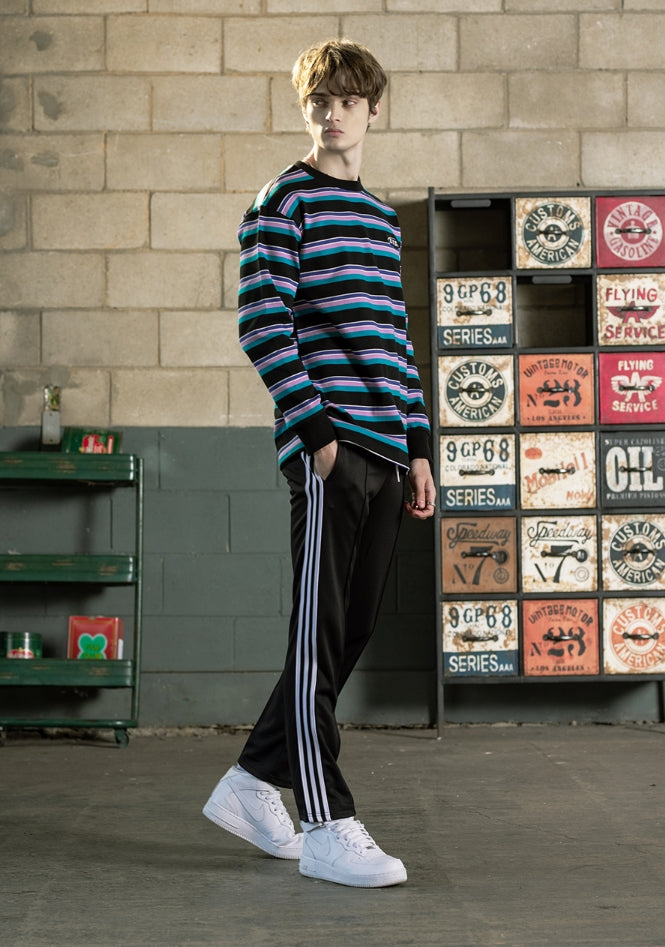 シディスコンマ(SHETHISCOMMA)20'S STRIPE T