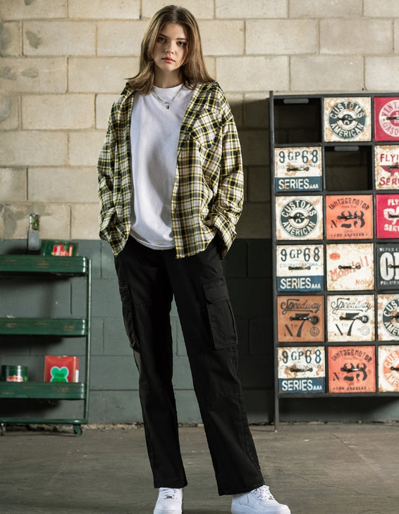 シディスコンマ(SHETHISCOMMA) SPECIAL LINE SHIRTS(YELLOW)