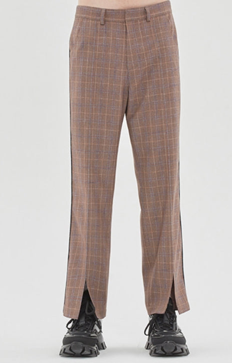 ベドインベド(BADINBAD) CANABY STREET CHECK PANTS_BEIGE