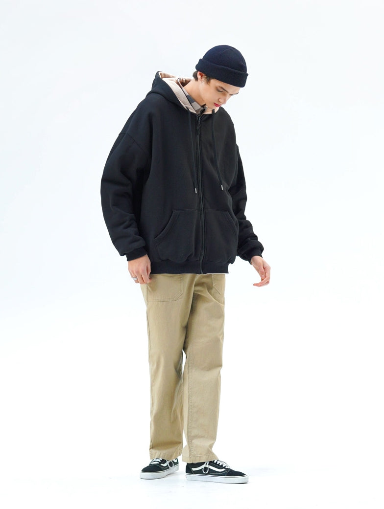 パーステップ(PERSTEP) Keep fleece reversible hoodie zip up 4Color DEOT4328