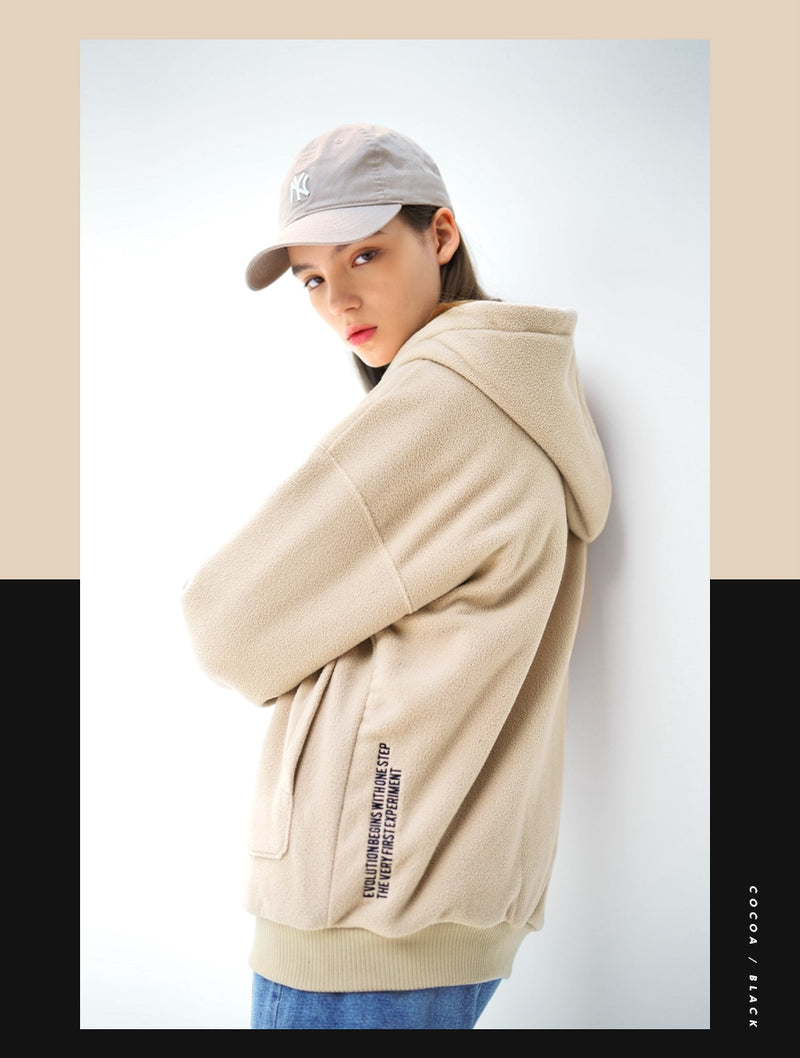 パーステップ(PERSTEP) Keep fleece reversible hoodie zip up 4Color DEOT4328