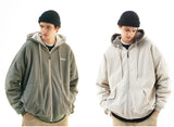 パーステップ(PERSTEP) Keep fleece reversible hoodie zip up 4Color DEOT4328