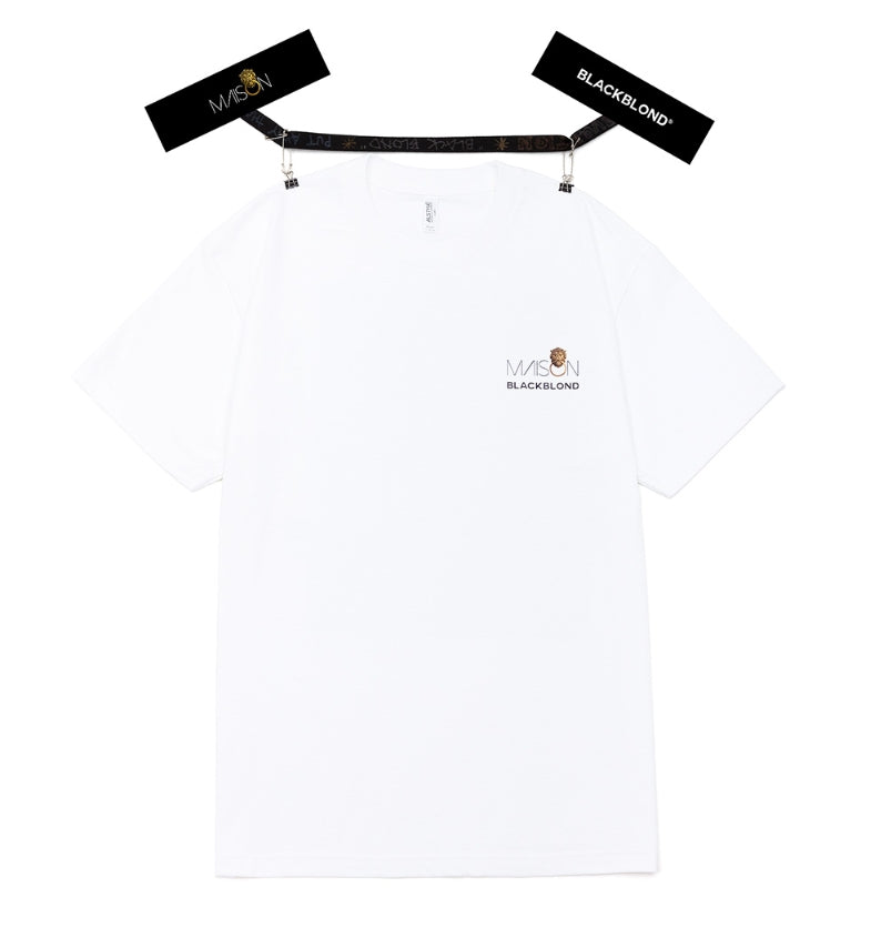 ブラックブロンド(BLACKBLOND)BLACKBLOND X MAISON Short Sleeve Tee (White)