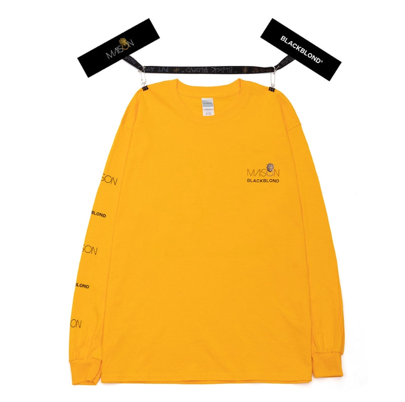 ブラックブロンド(BLACKBLOND) BLACKBLOND X MAISON Long Sleeve Tee (Yellow)