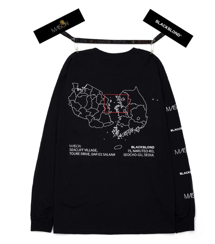 ブラックブロンド(BLACKBLOND) BLACKBLOND X MAISON Long Sleeve Tee (Black)