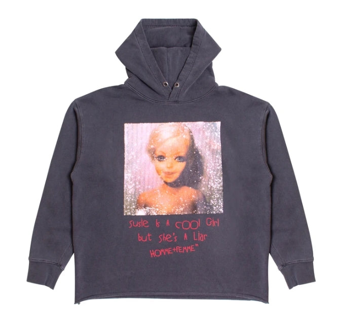 HOMME PLUS FAMME (オムファム) SUSIE HOODIE GREY