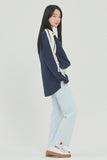 ロマンティッククラウン(ROMANTIC CROWN) SHOULDER LINE SHIRT_NAVY