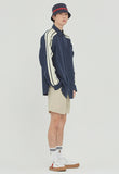 ロマンティッククラウン(ROMANTIC CROWN) SHOULDER LINE SHIRT_NAVY
