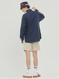 ロマンティッククラウン(ROMANTIC CROWN) SHOULDER LINE SHIRT_NAVY