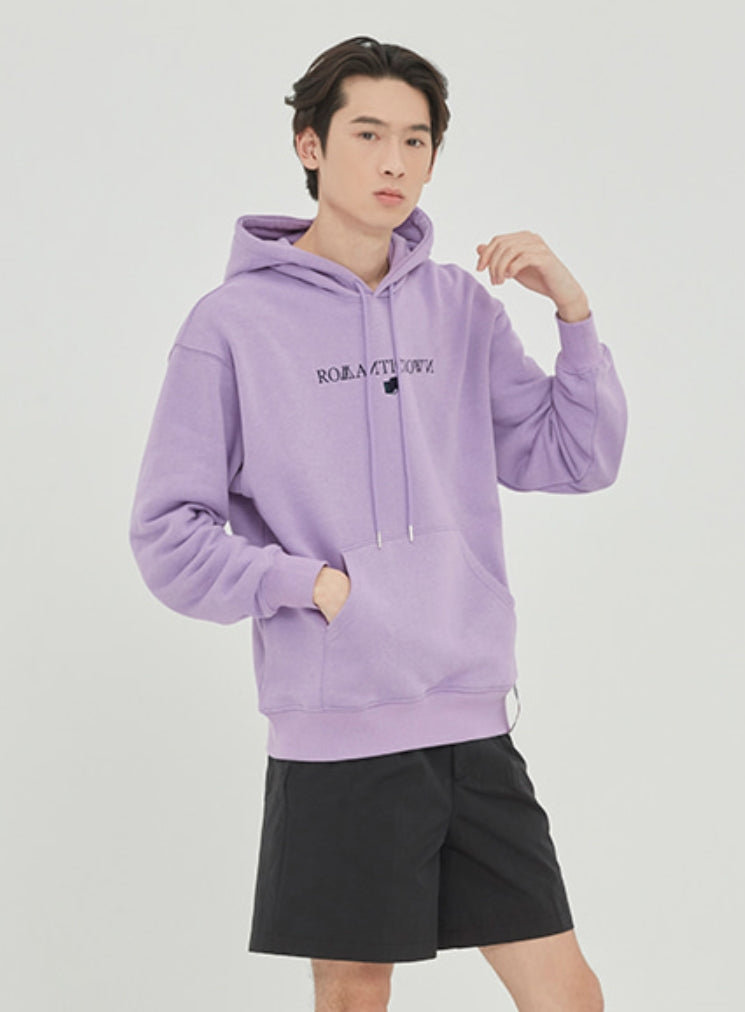 ロマンティッククラウン(ROMANTIC CROWN)  ROMANTICCROWN LOGO HOODIE_PURPLE