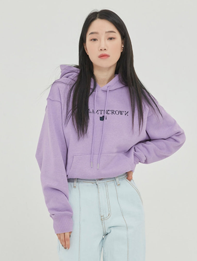 ロマンティッククラウン(ROMANTIC CROWN)  ROMANTICCROWN LOGO HOODIE_PURPLE