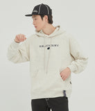 ロマンティッククラウン(ROMANTIC CROWN)  ROMANTICCROWN LOGO HOODIE_MELANGE IVORY