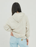 ロマンティッククラウン(ROMANTIC CROWN)  ROMANTICCROWN LOGO HOODIE_MELANGE IVORY
