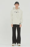 ロマンティッククラウン(ROMANTIC CROWN)  ROMANTICCROWN LOGO HOODIE_MELANGE IVORY