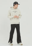 ロマンティッククラウン(ROMANTIC CROWN)  ROMANTICCROWN LOGO HOODIE_MELANGE IVORY