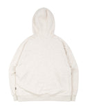 ロマンティッククラウン(ROMANTIC CROWN)  ROMANTICCROWN LOGO HOODIE_MELANGE IVORY