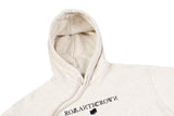ロマンティッククラウン(ROMANTIC CROWN)  ROMANTICCROWN LOGO HOODIE_MELANGE IVORY