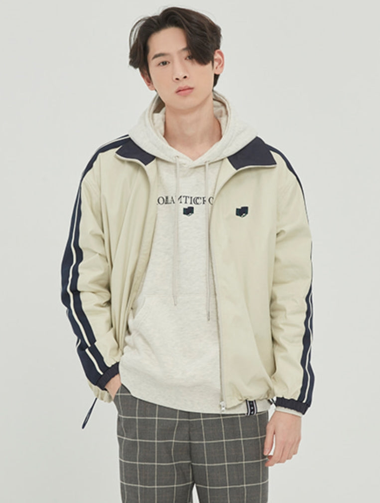 ロマンティッククラウン(ROMANTIC CROWN)  BACK POCKET TRACK JACKET_OATMEAL