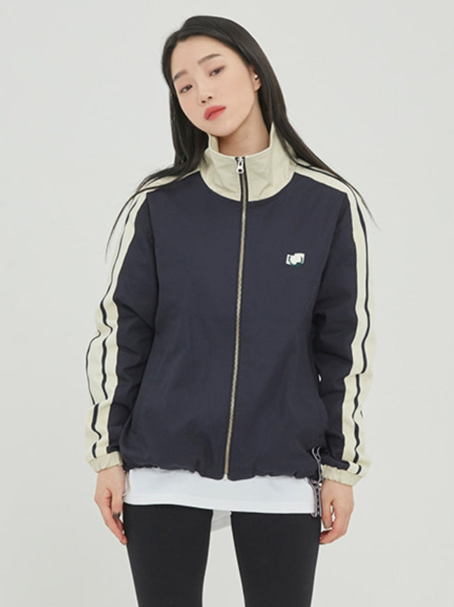 ロマンティッククラウン(ROMANTIC CROWN)  BACK POCKET TRACK JACKET_NAVY