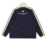 ロマンティッククラウン(ROMANTIC CROWN)  BACK POCKET TRACK JACKET_NAVY