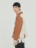 ロマンティッククラウン(ROMANTIC CROWN) TONE ON TONE LEATHER RIDER JACKET_BROWN