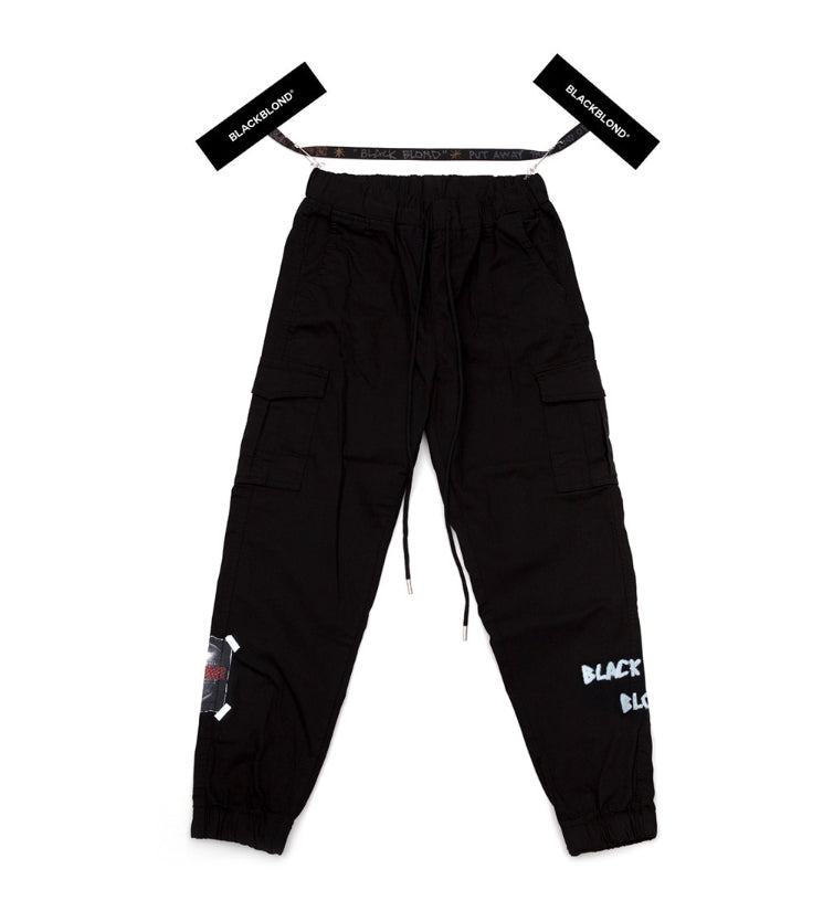 ブラックブロンド(BLACKBLOND) BBD Brutal Cargo Jogger Pants (Black)