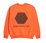 アクメドラビ(acme' de la vie) ADLV CUBE SYMBOL SWEAT SHIRT ORANGE