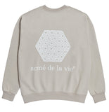 アクメドラビ(acme' de la vie) ADLV CUBE SYMBOL SWEAT SHIRT BEIGE