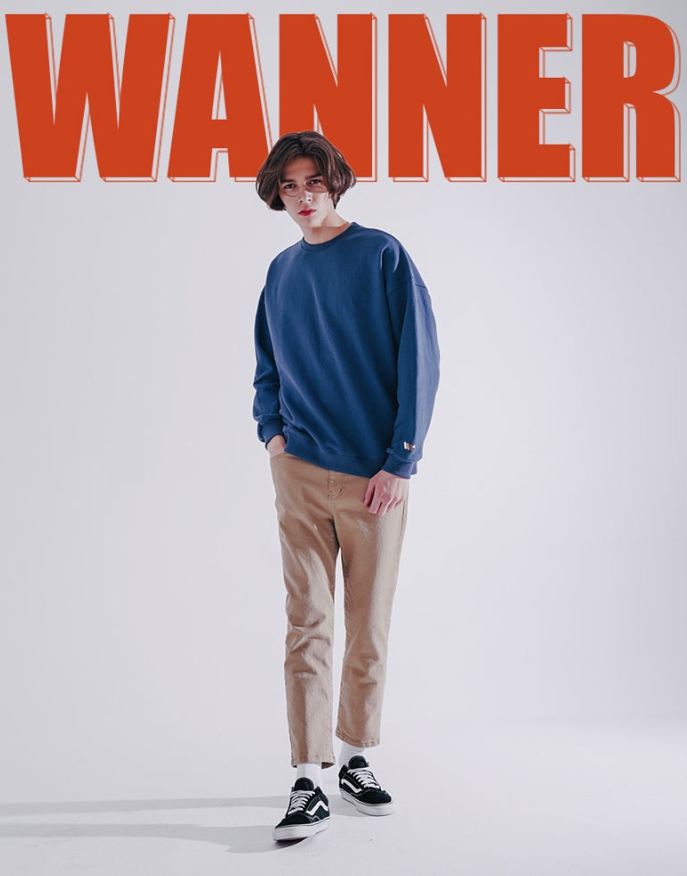 ダブルユーブイプロジェクト(WV PROJECT) WANNER SWEAT SHIRTS DEEP BLUE JJMT7366