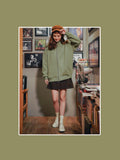 ダブルユーブイプロジェクト(WV PROJECT) MY PLAY LIST HOOD ZIPUP OLIVE SYHD7362