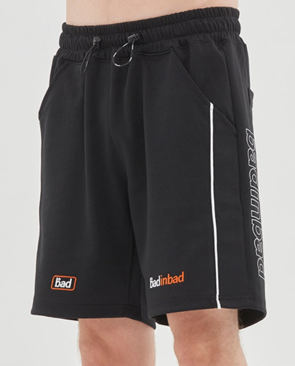 ベドインベド(BADINBAD) TRACK HALF SHORTS_BLACK