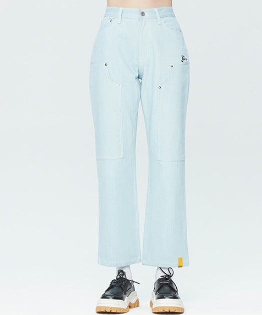 ロマンティッククラウン(ROMANTIC CROWN) GNAC LAYER PANTS_SKY BLUE