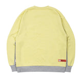 ベドインベド(BADINBAD) FRONT POCKET SPORTS SWEATSHIRT_LIME YELLOW